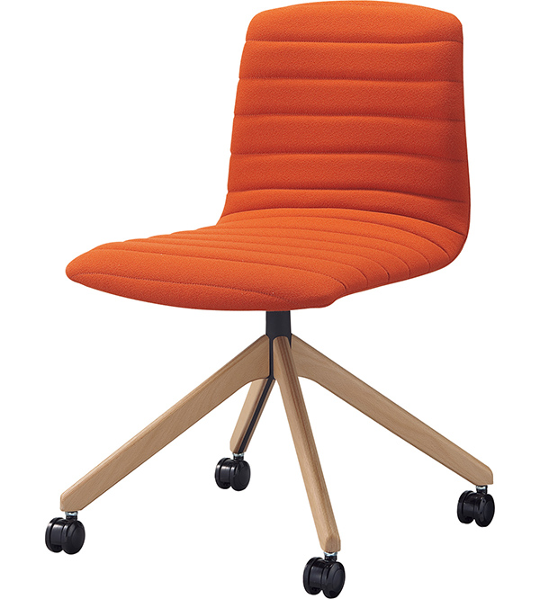 Andreu World “Flex 胡散臭く Chair” オレンジ