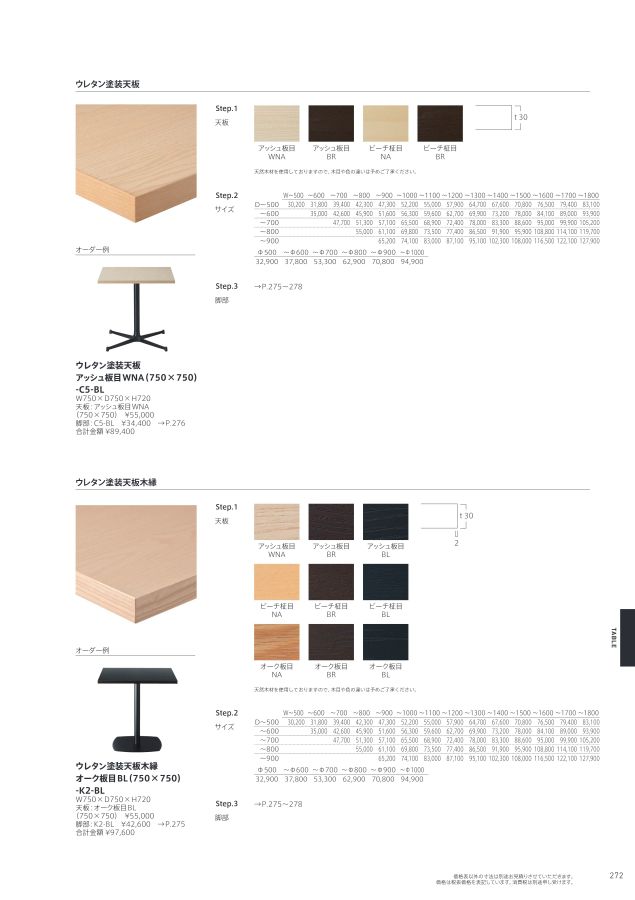 MONICA　天板 THE BOARD / FENIX NTM 全9色 – KANADEMONO